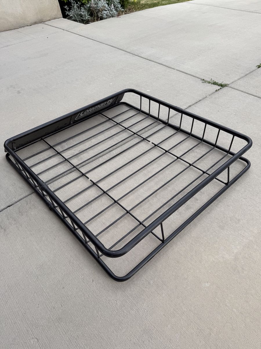Coleman Black Steel Roof Rack Cargo Carrier - Universal Fit