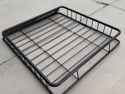 Coleman Black Steel Roof Rack Cargo Carrier - Universal Fit