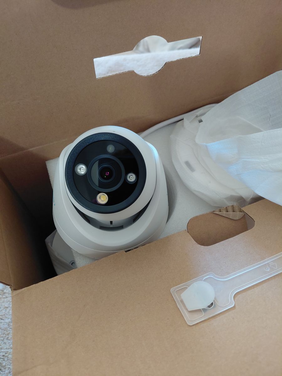 New 4-Pack Reolink D1200 12MP Ultra HD PoE Dome Cameras (Unused)
