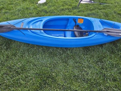 Lifetime Pacer Kayak Blue with Paddle - Perfect for Kids & Beginners