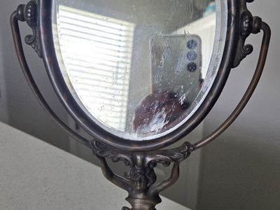 Antique Art Nouveau Vanity Mirror