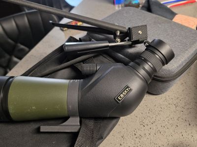 NEW Goshky 20-60x60mm Angled Spotting Scope with Tripod & Carrying Case