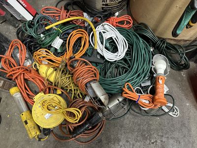 Extension Cords And Work Lights