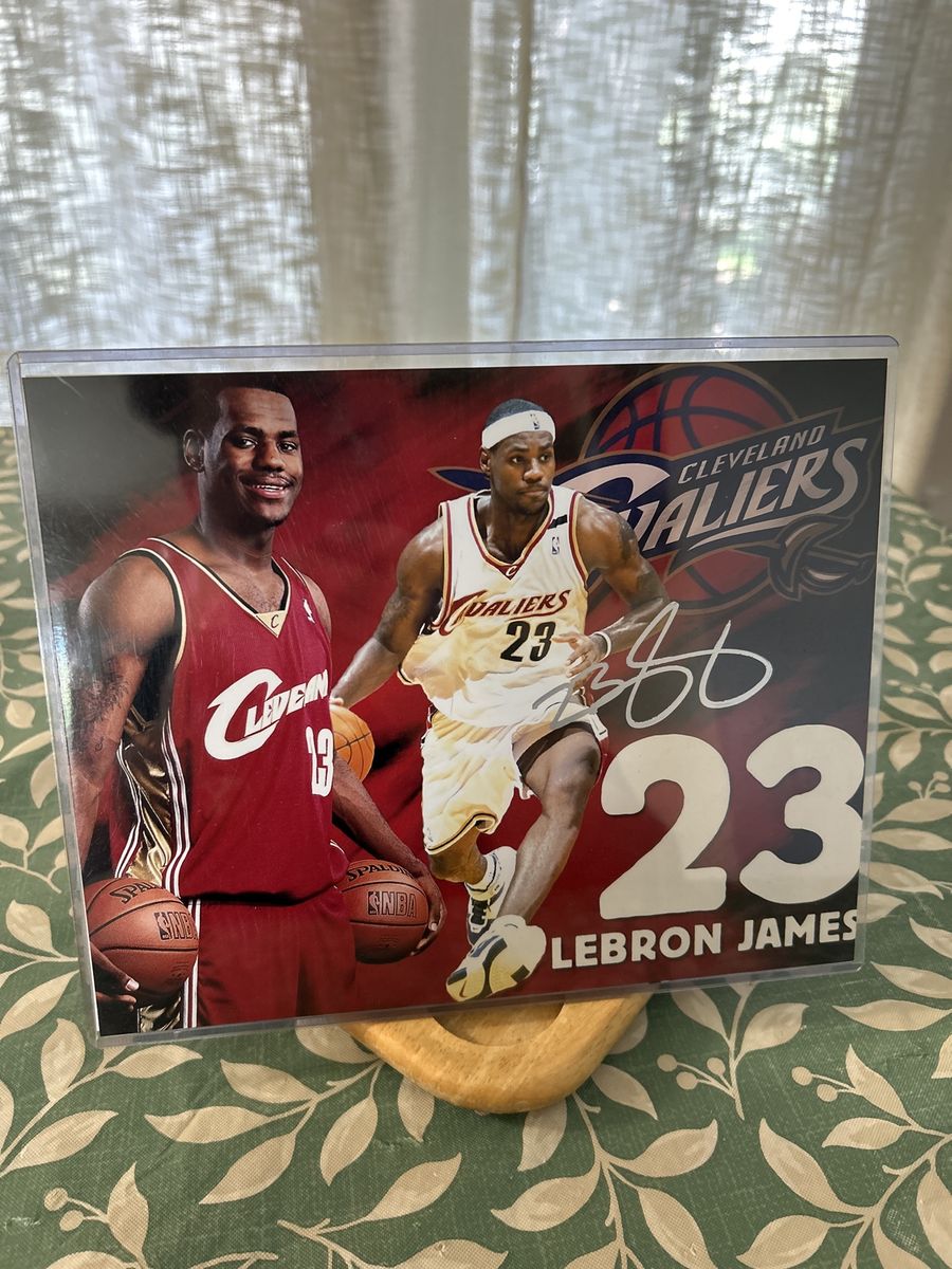 LeBron James 2003-04 Autograph NBA Rookie Auto 8x10 Photograph Hand Signed Cleveland Cavaliers & L.A. Lakers