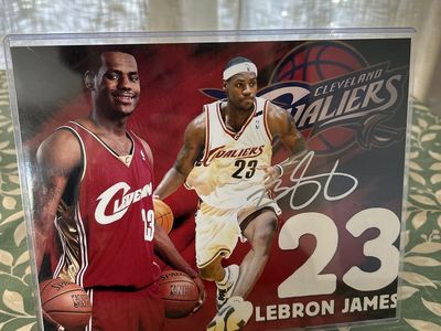 LeBron James 2003-04 Autograph NBA Rookie Auto 8x10 Photograph Hand Signed Cleveland Cavaliers & L.A. Lakers