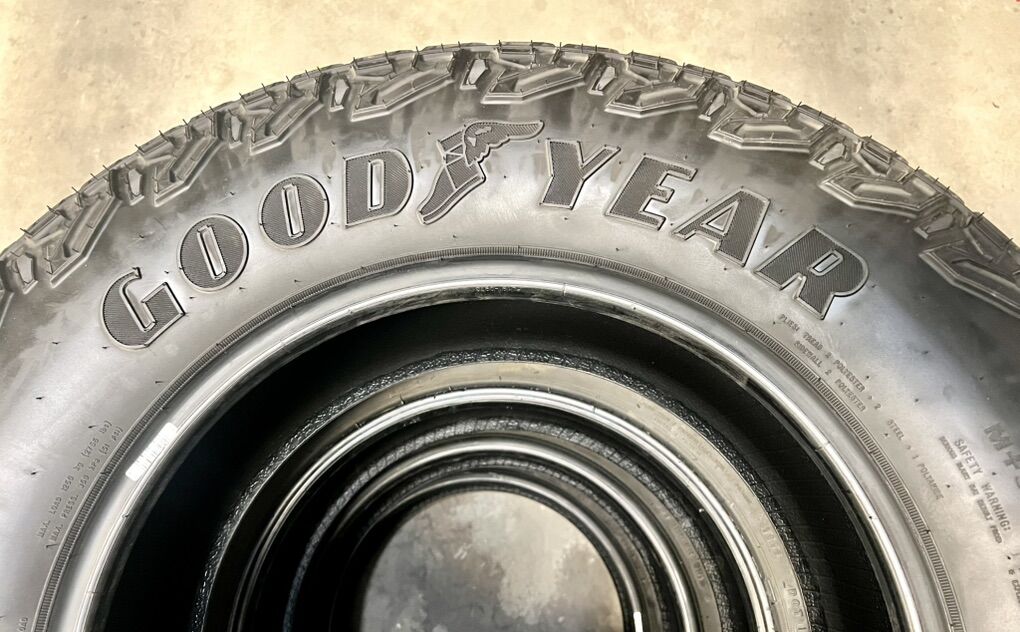 4 GOODYEAR WRANGLER TIRES