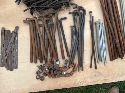 Concrete anchors, form pins, threaded rods, and supplies galore