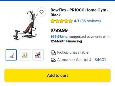 Bowflex Home Gym System - 200 lbs Power Rod Resistance