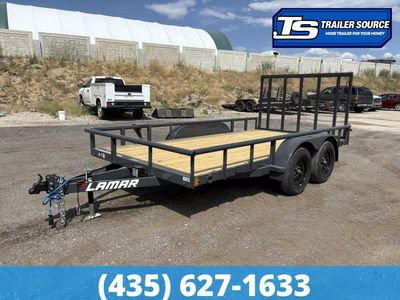7x14 Lamar UC Utility Trailer - 7K GVWR D-Rings