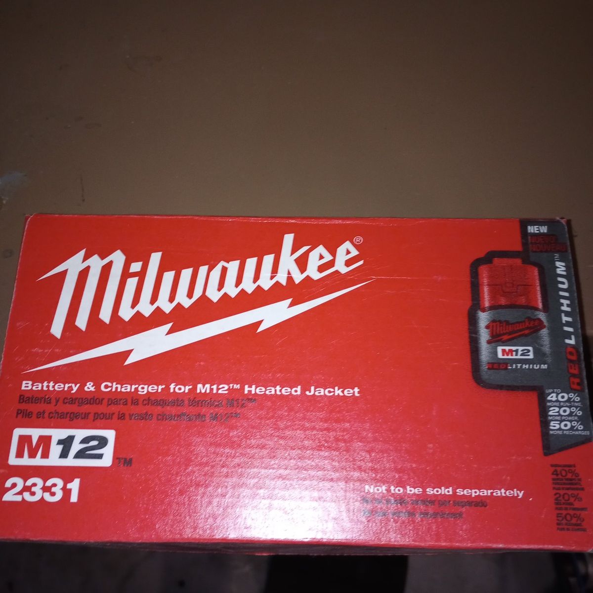 Milwaukee battery and charger