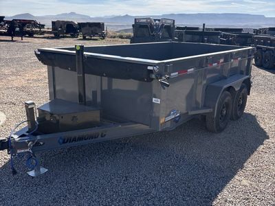 Diamond C MDT 206 6.5x12 ft Dump Trailer 32" Sides 10K GVWR Telescopic