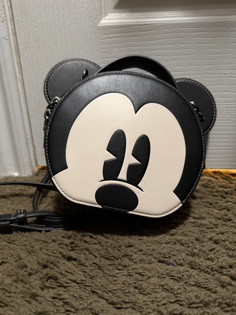 Disney X Coach Mickey Mouse Ear Bag Crossbody