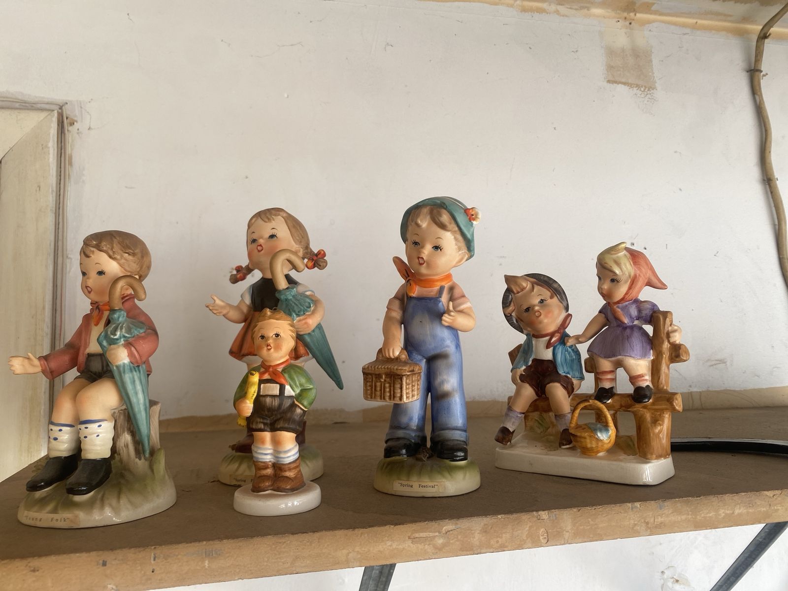 Vintage Ceramic Figurines Children Group Lot