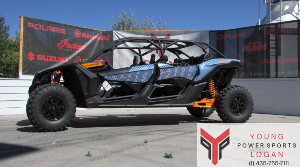 2025 Can-Am® Maverick X3 MAX DS Turbo Scandi Blue & Orange Crush