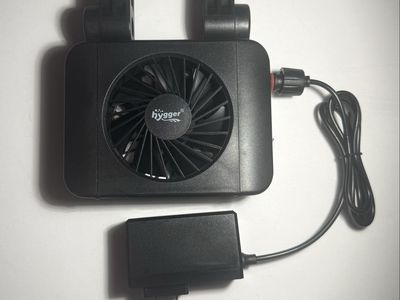 hygger Aquarium Cooling Fan System - Adjustable Speed, Mountable, Quiet Operation, Black