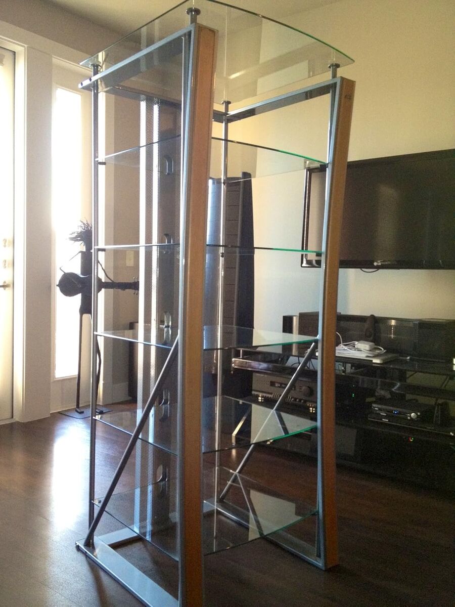 Bell'O Glass Audio Tower Rack
