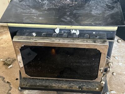 Heritage wood burning stove fireplace