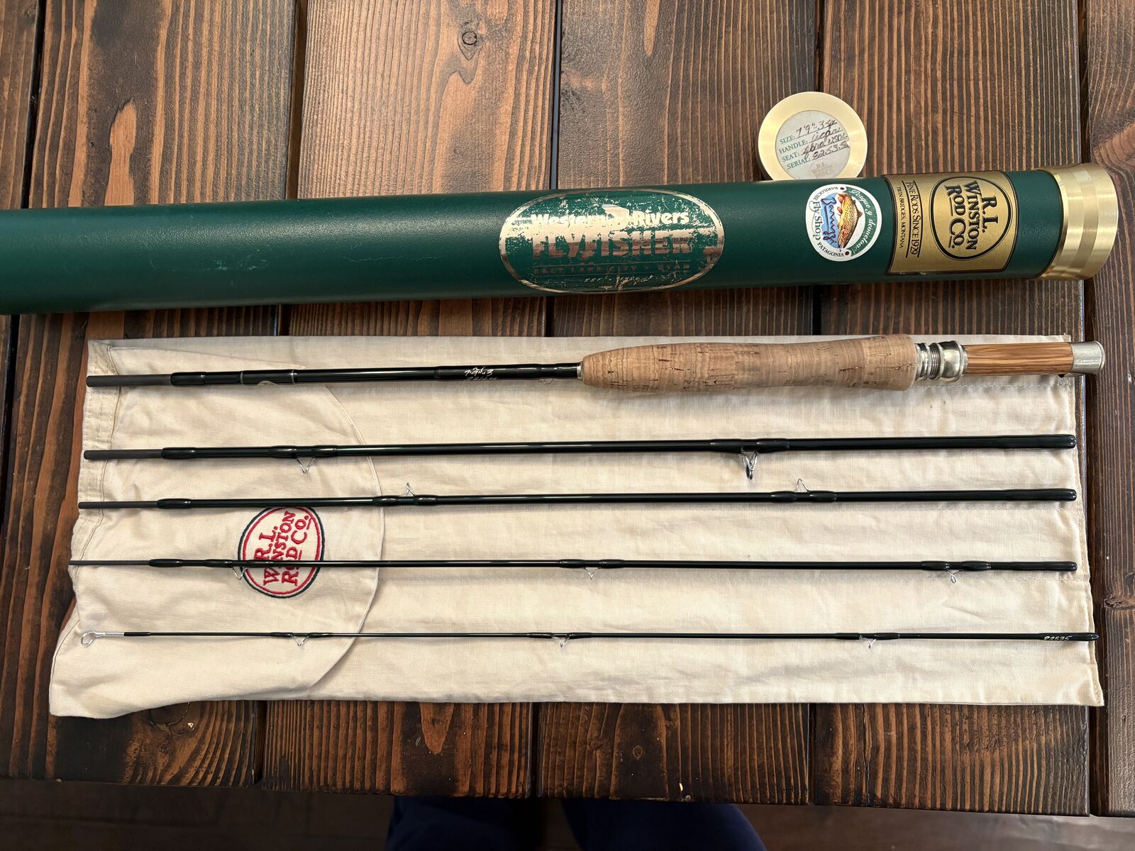 RL Winston LT 3 weight 7'9" 5 piece flyrod