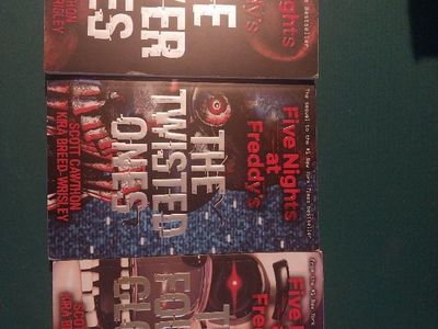 Five Nights at Freddy's Book Series (3-Book Lot): The Silver Eyes, The Twisted Ones, The Fourth Closet