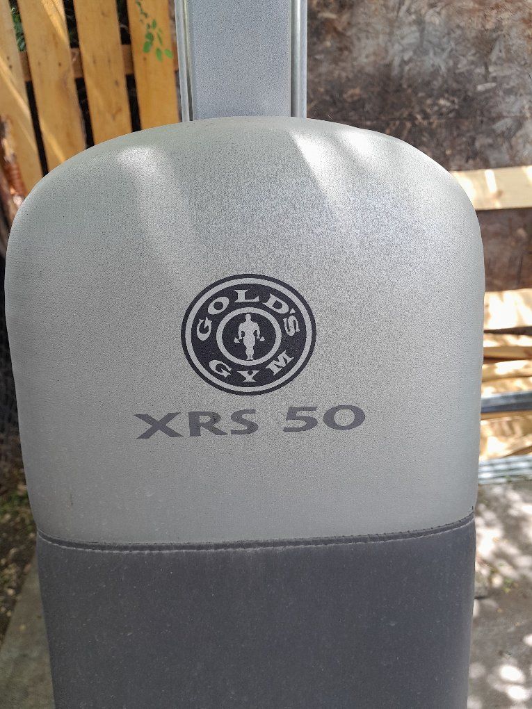 Gold's Gym XRS 50 Home Gym System - Full Body Workout Machine with 112 lb Weight Stack