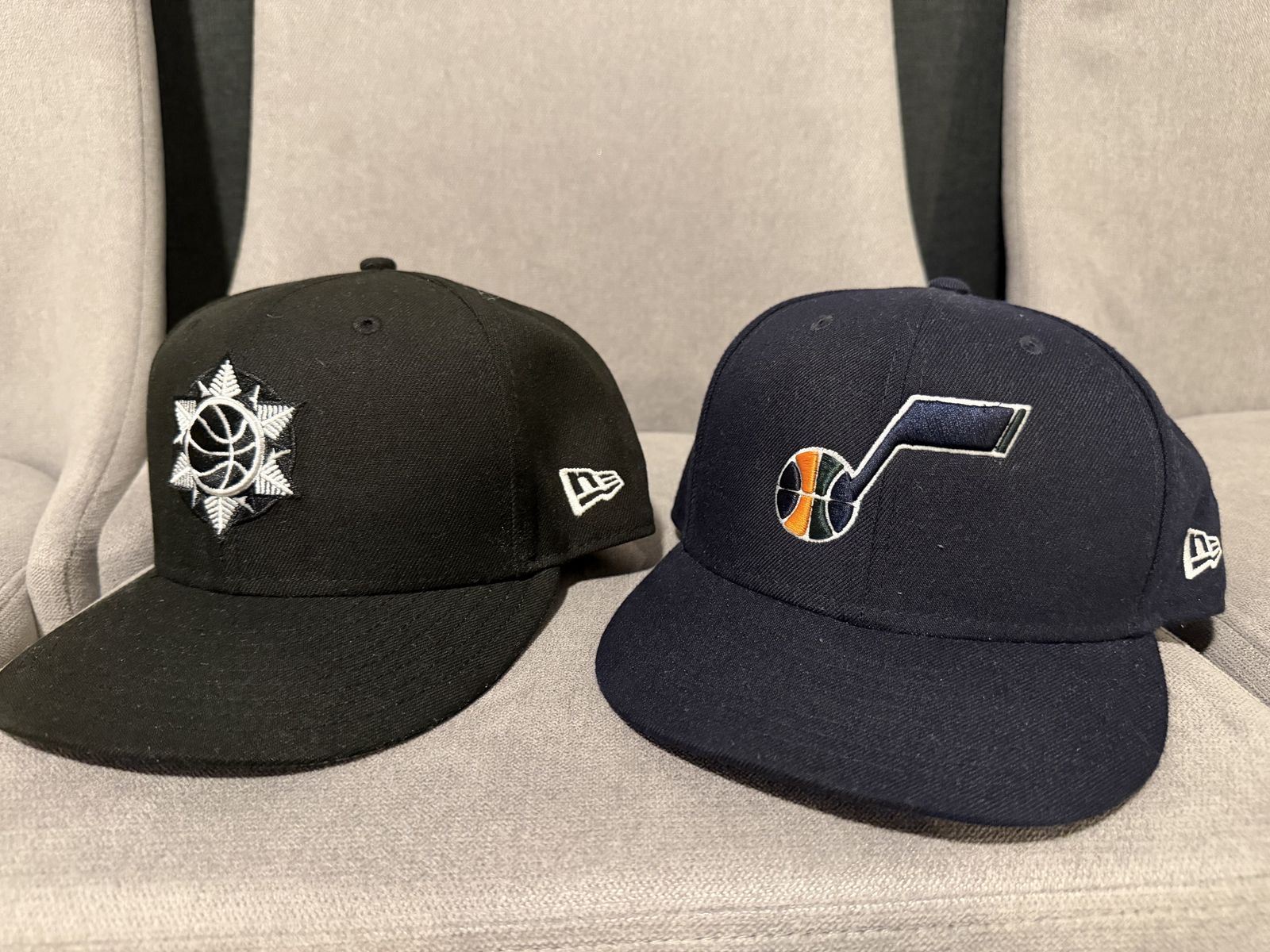 Set of 2 New Era NBA Hats - Utah Jazz