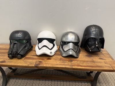Star Wars Voice Changer Helmet Mask Lot of 4