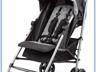 Summer Infant 3Dlite ST Convenience Stroller - Lightweight, Compact, 5-Point Harness, 50lb Capacity