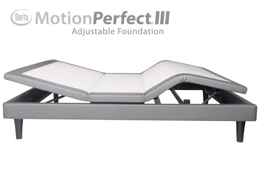 Serta Motion Perfect III Adjustable Queen Bed w/ Massager – Very Comfortable