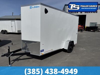6x12 Look ST DLX Enclosed Cargo Trailer - 6'6" Interior - 3.5K GVWR - Barn Doors