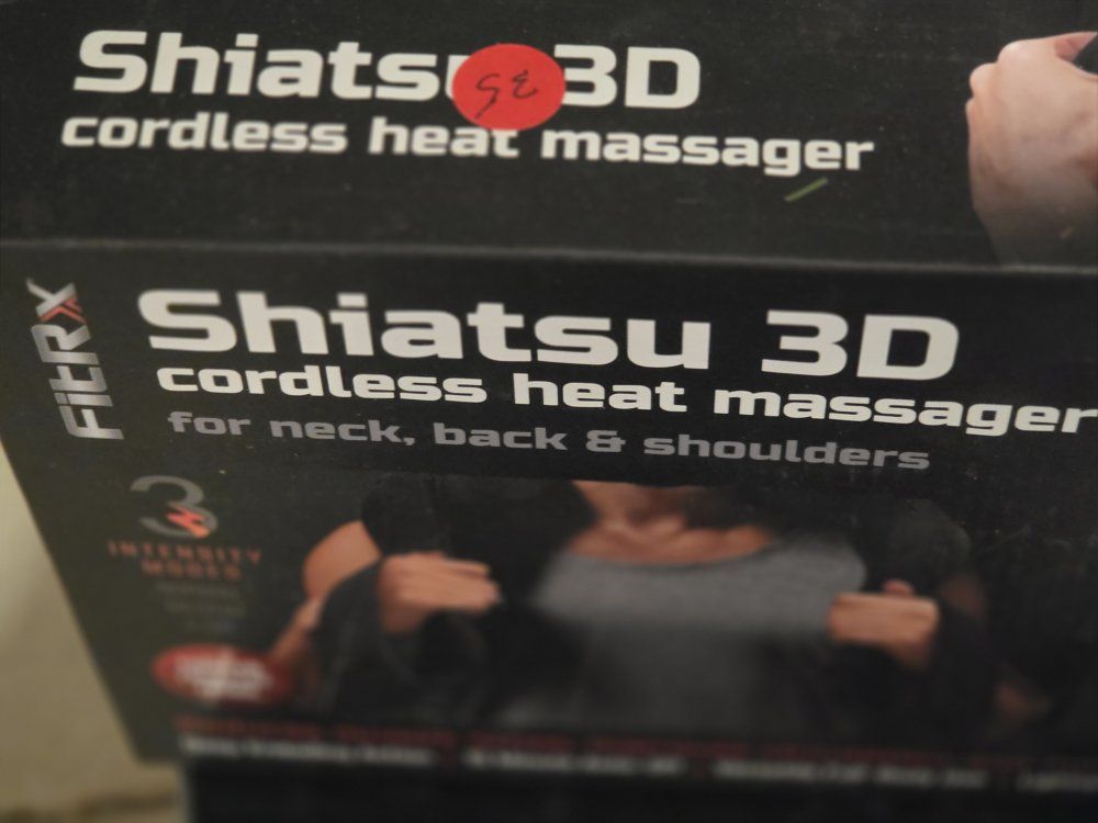 FitRx Shiatsu 3D Cordless Heat Massager for Neck, Back & Shoulders