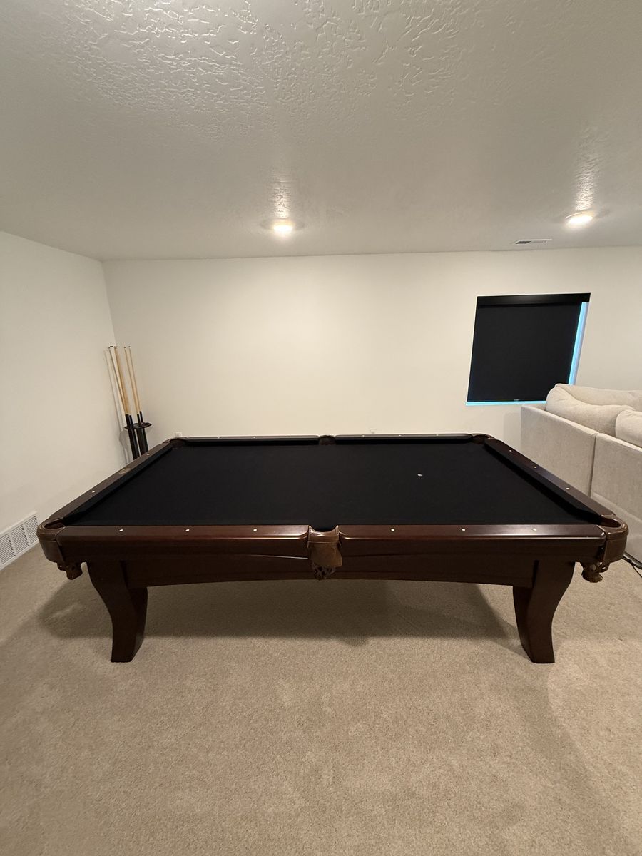 Spencer Marston 8’ Slate Pool Table