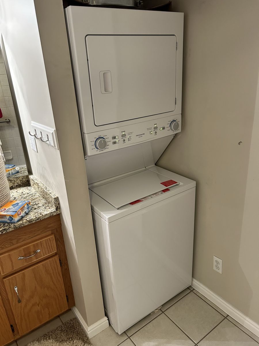 Frigidaire Stackable Washer & Electric Dryer Combo