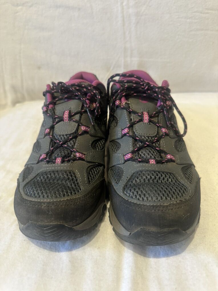 Merrell Women’s 7 Charcoal Gray/Plum, Hiking Shoes