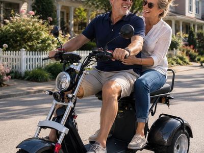 3-Wheel Electric Scooter / Trike – Dual Motor – 40+ Mile Range – $1,800