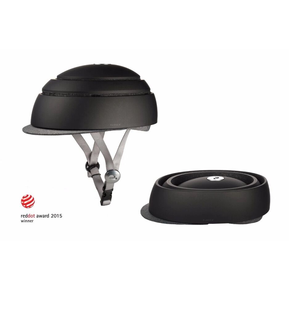 Bike Helmet Folding Closca Fuga Black