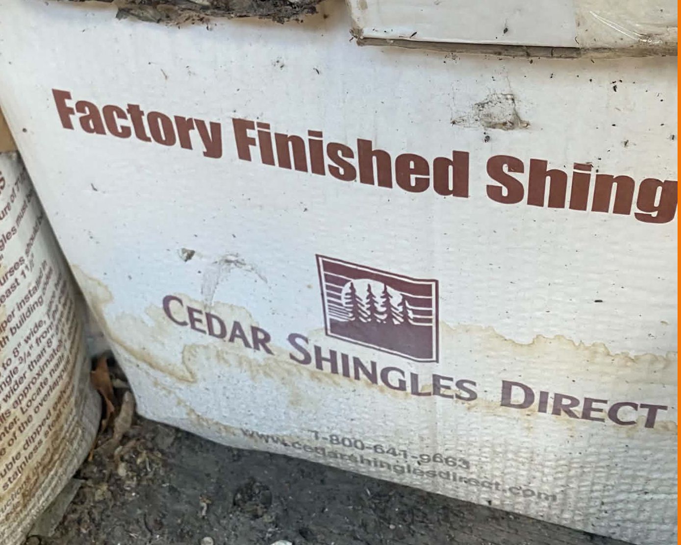 Cedar shakes, shingles