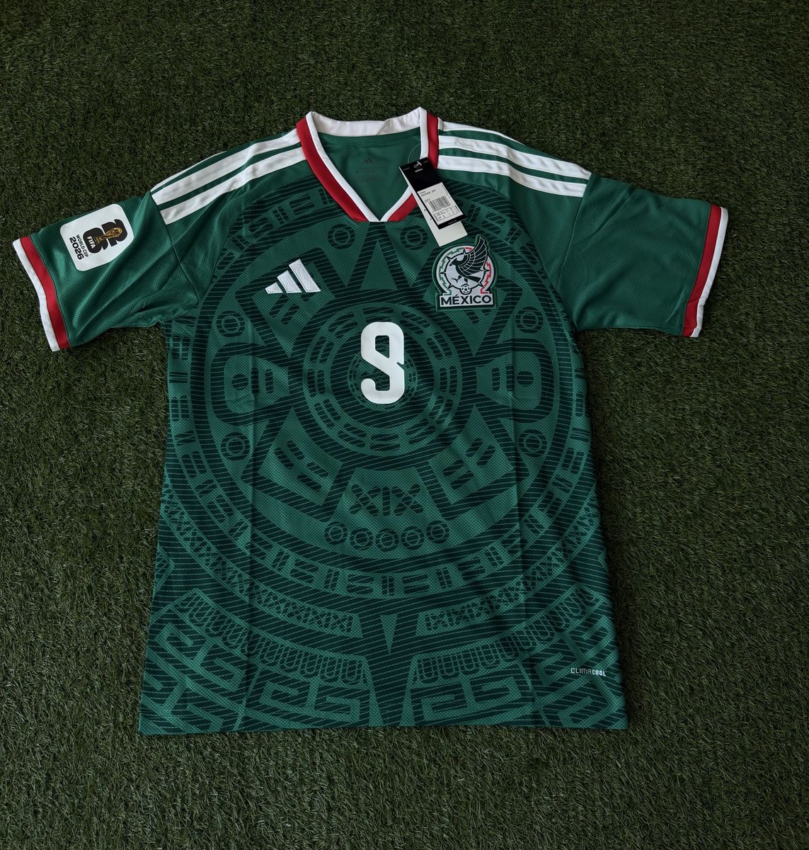 Adidas Mexico National Team Home Jersey - Raúl #9, Green, Men's Size M - New with Tags