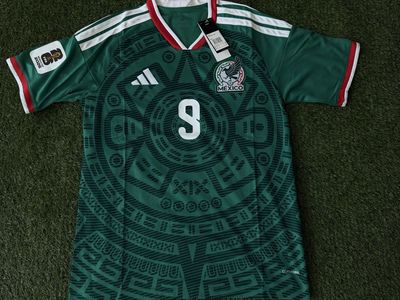 Adidas Mexico National Team Home Jersey - Raúl #9, Green, Men's Size M - New with Tags