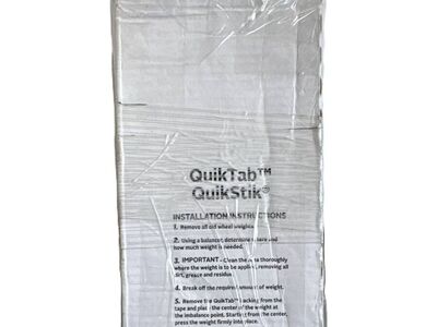 QuikTab QuikStik 6 oz Adhesive Wheel Weights – Box of 30 (USA Made)