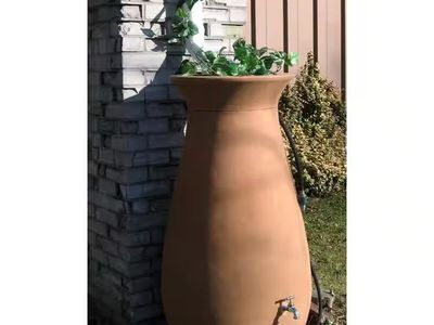 Cascata 65 Gal. Rain Barrel in Terracotta