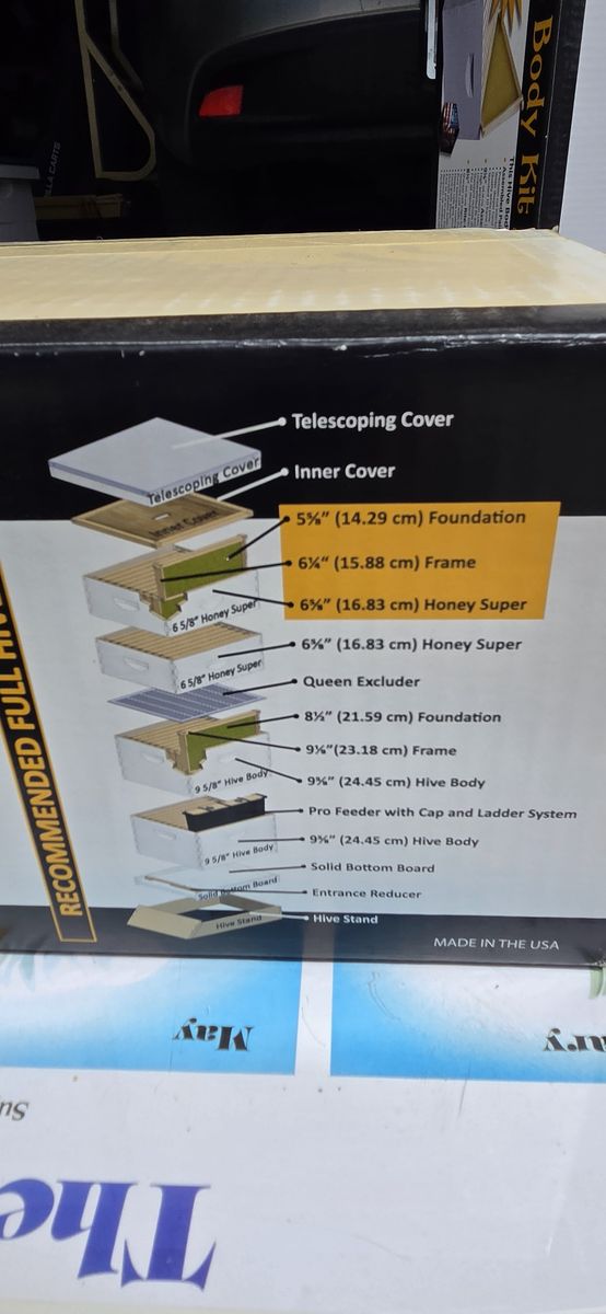 Complete Beekeeping Setup – Hive, Supers, Frames, Tools & Accessories – Ready for Bees