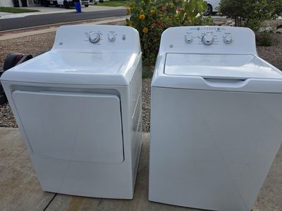 GE White Washer and Dryer Set