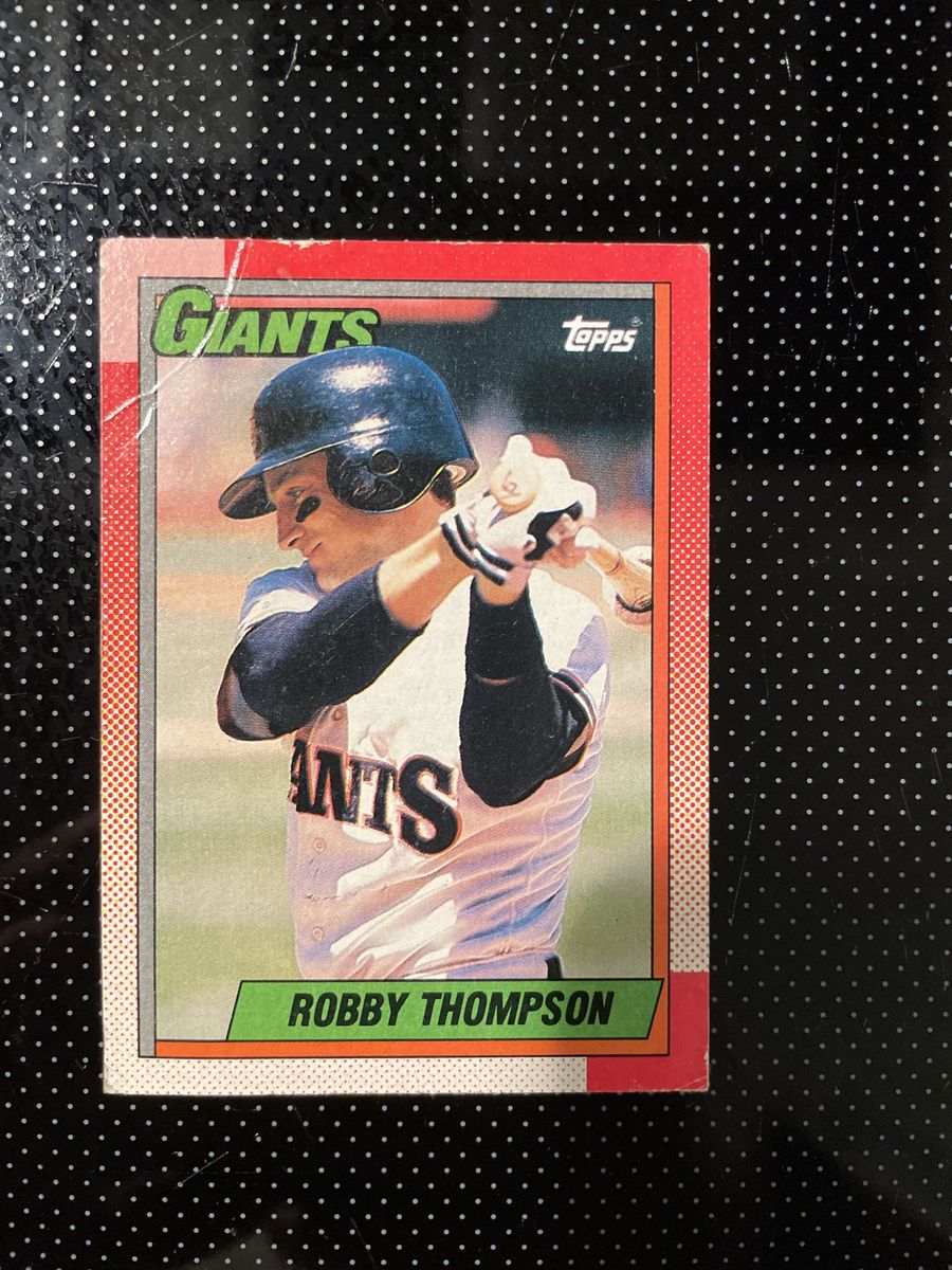 1990 Topps Robby Thompson #530 San Francisco Giants Baseball Card Vintage