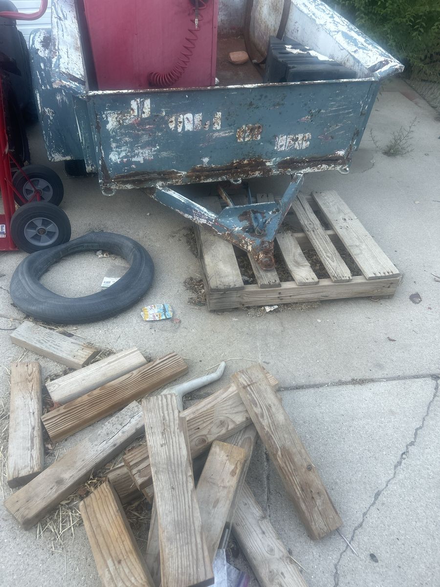 Vintage Utility Trailer (single axel)