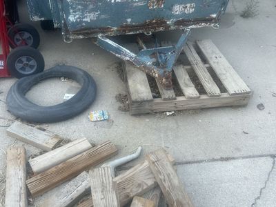 Vintage Utility Trailer (single axel)