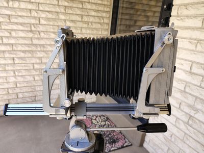 4x5 Graflex View Large Format Film Camera w/extras Photography