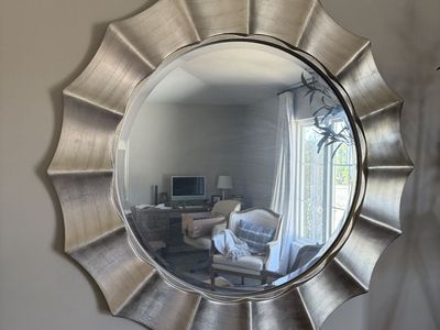 Metal Scalloped Mirror