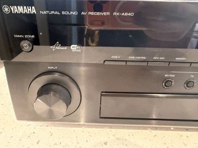 Yamaha AVENTAGE RX-A840 Natural Sound AV Receiver Wi-Fi Network 7.2-Ch - Black