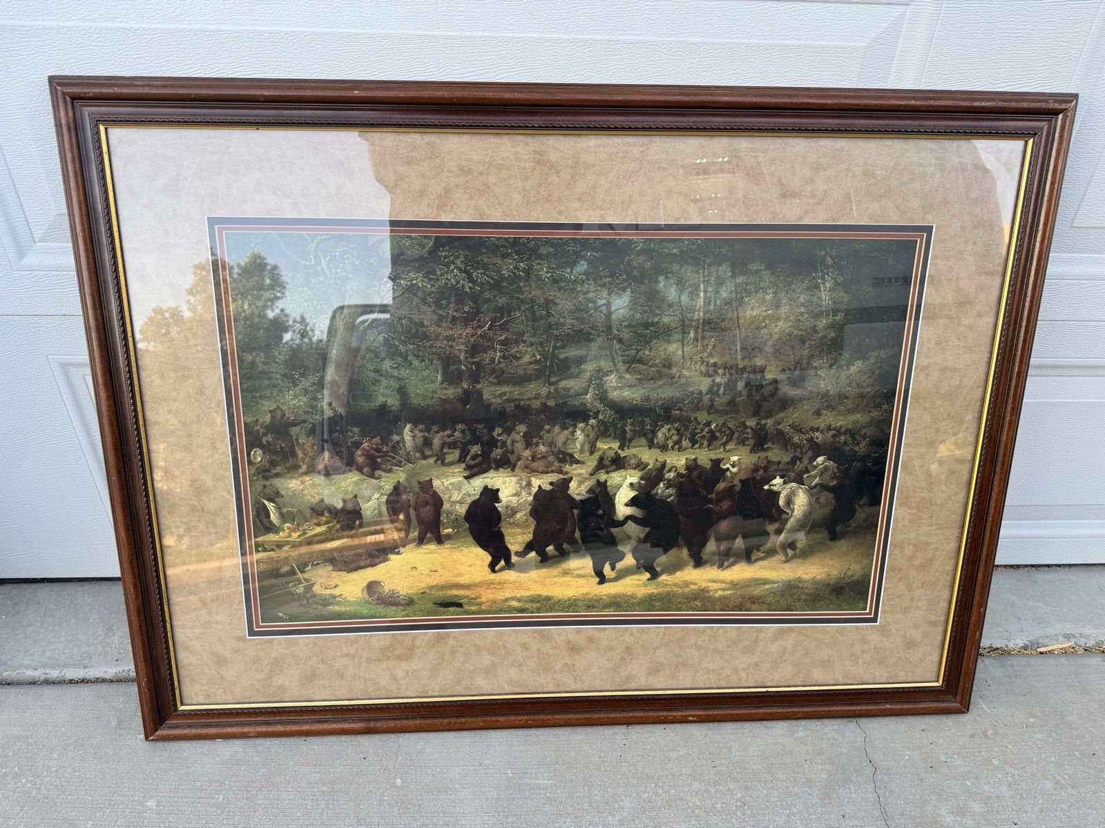 The Bear Dance by William Holbrook Beard Framed Print Art Decor
