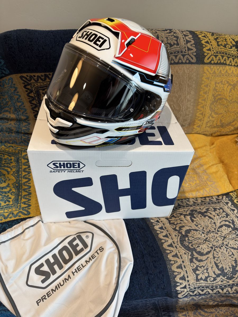 Shoei Full Face X-15 Motorcycle Helmet (Large) w/ Original Box and Bag with Photochromatic Visor thrown in for free! Never used!